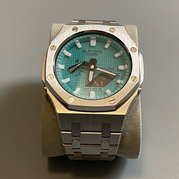NEW Casio G-Shock Casioak Tiffany Blue Watch - Picture 3 of 5